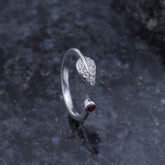 Stunning Silver Leaf Ring